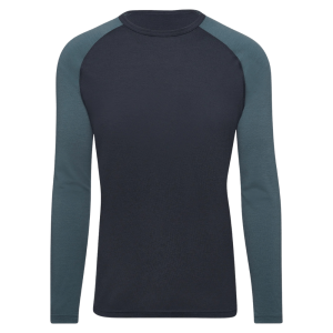 Men’s Merino Aero Thermal Shirt - Gray and Green